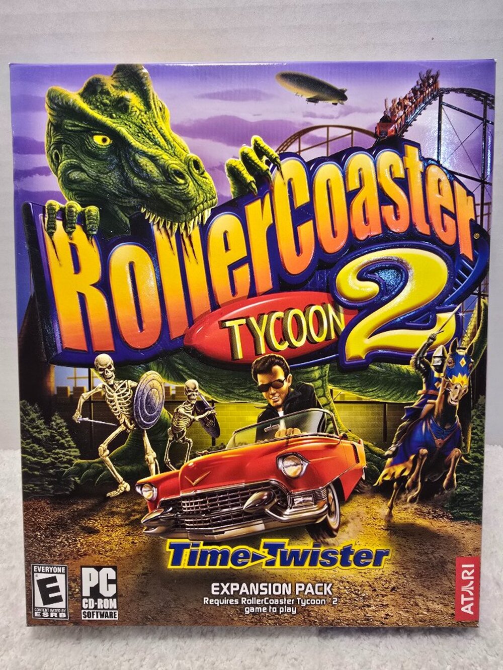 ROLLER COASTER TYCOON 2 II TIME TWISTER PC Game Expansion -US Version NEW
